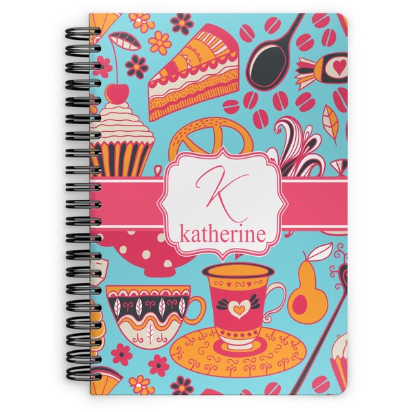 Custom Dessert & Coffee Spiral Notebook (Personalized)