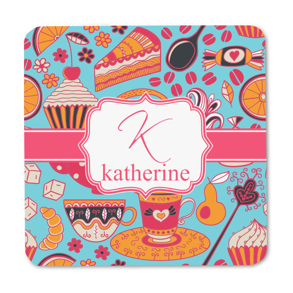 Dessert & Coffee Square Fridge Magnet - FRONT