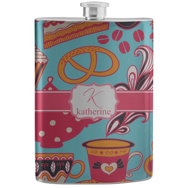 Custom Dessert & Coffee Stainless Steel Flask (Personalized)