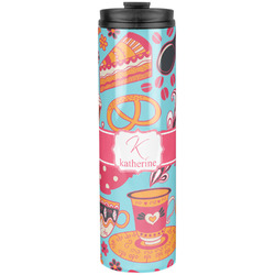 Dessert & Coffee Stainless Steel Skinny Tumbler - 20 oz (Personalized)
