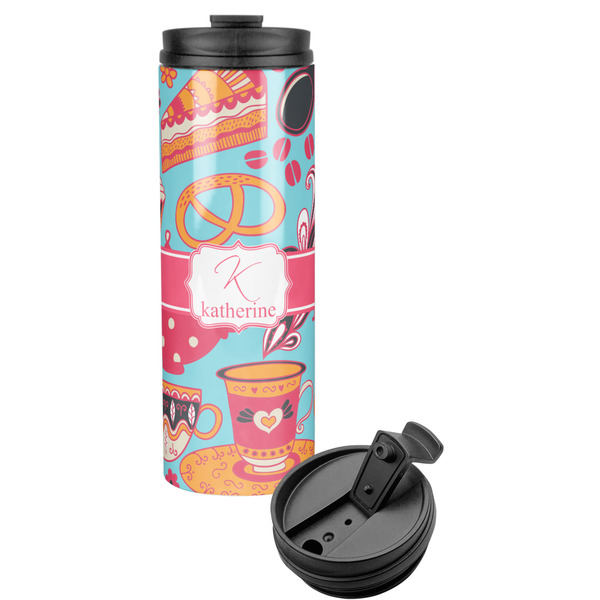 Custom Dessert & Coffee Stainless Steel Skinny Tumbler (Personalized)