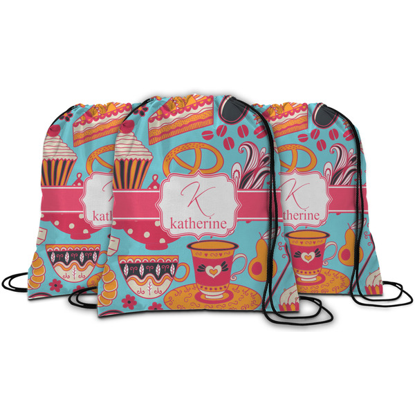 Dessert & Coffee String Backpack - MAIN