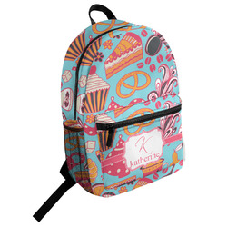 Dessert & Coffee Student Backpack (Personalized)
