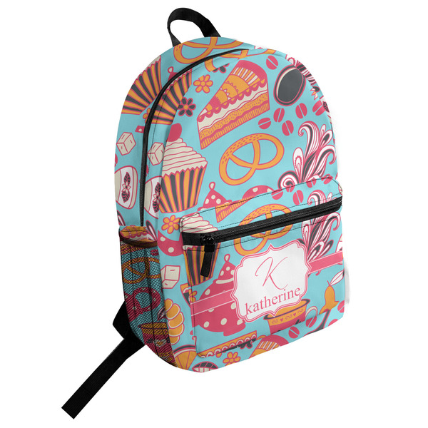 Custom Dessert & Coffee Student Backpack (Personalized)
