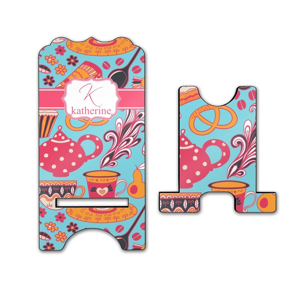 Dessert & Coffee Stylized Phone Stand - Front & Back - Large