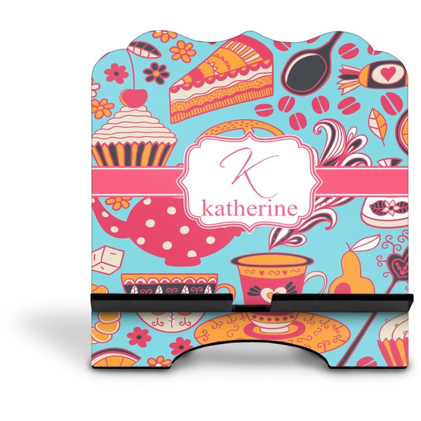 Dessert & Coffee Stylized Tablet Stand - Front without iPad