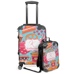 Dessert & Coffee Kids 2-Piece Luggage Set - Suitcase & Backpack (Personalized)