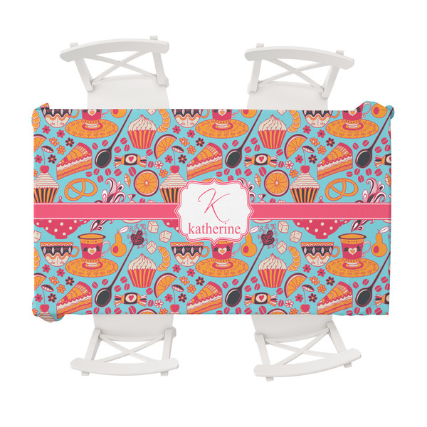 Custom Dessert & Coffee Tablecloth - 58"x102" (Personalized)