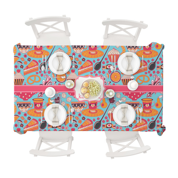 Dessert & Coffee Tablecloths (58"x102") - TOP VIEW