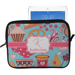 Dessert & Coffee Tablet Case / Sleeve - Large (Personalized)