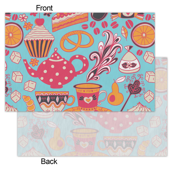 Dessert & Coffee Tissue Paper - Lightweight - Small - Front & Back