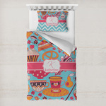 Dessert & Coffee Toddler Bedding w/ Name and Initial