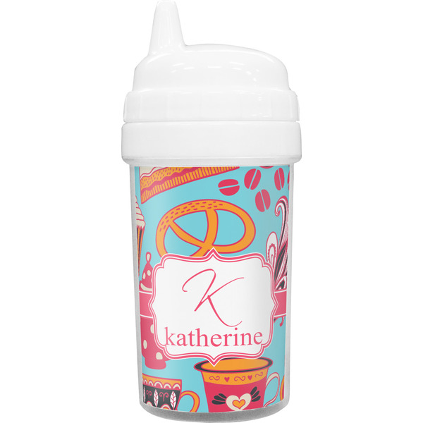 Custom Dessert & Coffee Toddler Sippy Cup (Personalized)