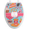 Dessert & Coffee Toilet Seat Decal - Elongated (Personalized)