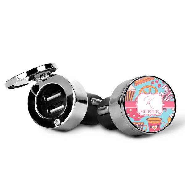 Dessert & Coffee USB Car Charger