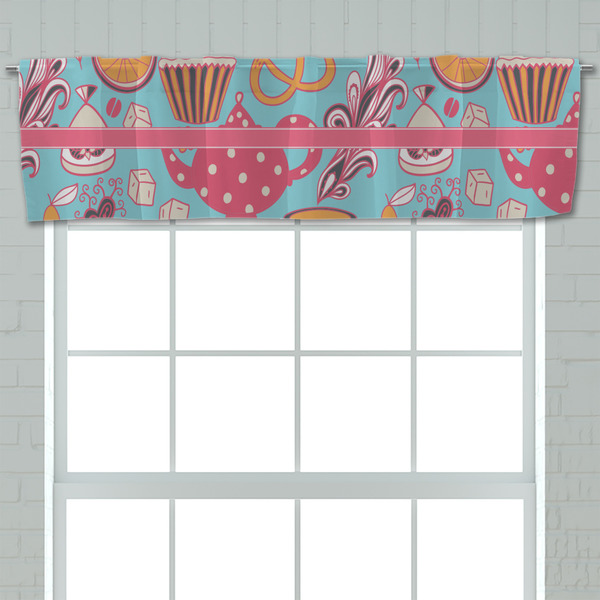 Dessert & Coffee Valance - Closeup on window