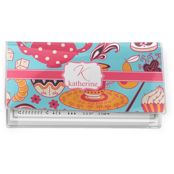 Custom Dessert & Coffee Vinyl Checkbook Cover (Personalized)