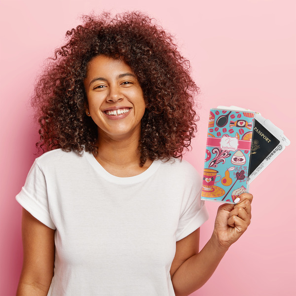 Dessert & Coffee Vinyl Document Holder - LIFESTYLE