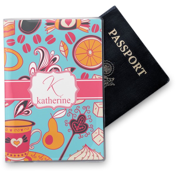 Custom Dessert & Coffee Vinyl Passport Holder (Personalized)