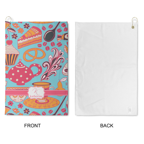 Dessert & Coffee Waffle Weave Golf Towel - Approval