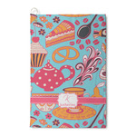 Dessert & Coffee Waffle Weave Golf Towel (Personalized)