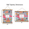 Dessert & Coffee Wall Hanging Tapestries - Parent/Sizing
