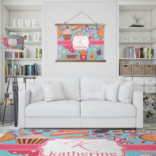 Dessert & Coffee Wall Hanging Tapestry - IN CONTEXT