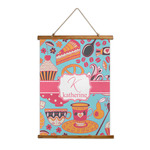 Dessert & Coffee Wall Hanging Tapestry - Tall (Personalized)