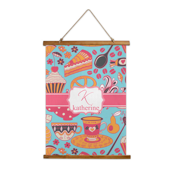 Custom Dessert & Coffee Wall Hanging Tapestry - Tall (Personalized)