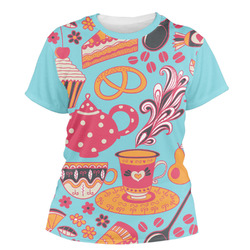 Dessert & Coffee Women's Crew T-Shirt - 2X Large