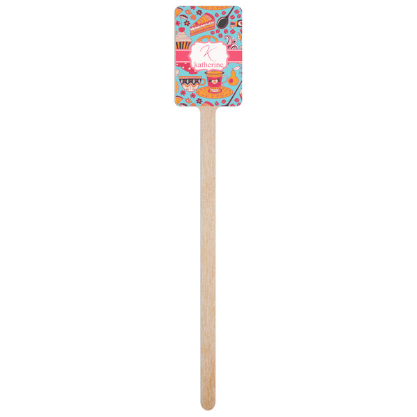 Dessert & Coffee Wooden 6.25" Stir Stick - Rectangular - Single Stick