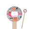 Dessert & Coffee 6" Round Wooden Food Picks - Single Sided (Personalized)