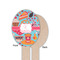 Dessert & Coffee Wooden Food Pick - Oval - Single Sided - Front & Back