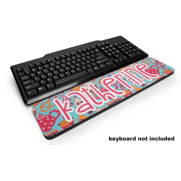 Custom Dessert & Coffee Keyboard Wrist Rest (Personalized)