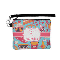 Dessert & Coffee Wristlet ID Case w/ Name and Initial