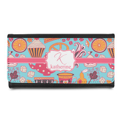 Dessert & Coffee Leatherette Ladies Wallet (Personalized)