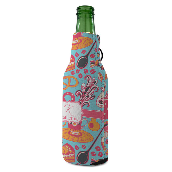 Dessert & Coffee Zipper Bottle Cooler - ANGLE (bottle)