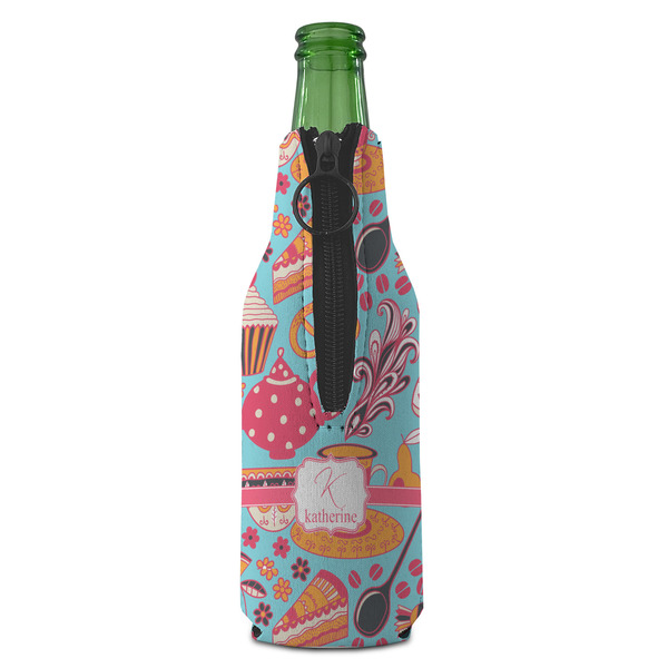 Dessert & Coffee Zipper Bottle Cooler - BACK (bottle)