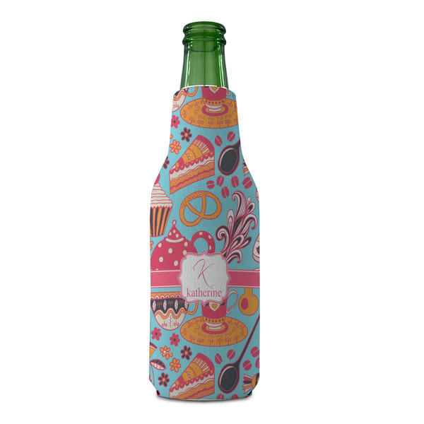 Dessert & Coffee Zipper Bottle Cooler - FRONT (bottle)