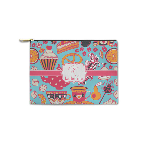 Custom Dessert & Coffee Zipper Pouch - Small - 8.5"x6" (Personalized)