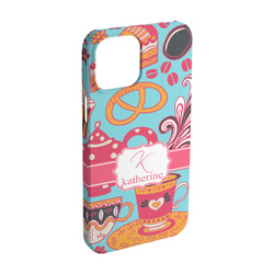 Dessert & Coffee iPhone Case - Plastic - iPhone 15 (Personalized)