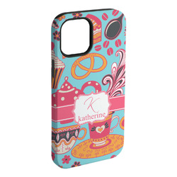 Dessert & Coffee iPhone Case - Rubber Lined - iPhone 15 Pro Max (Personalized)
