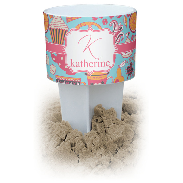 Custom Dessert & Coffee Beach Spiker Drink Holder (Personalized)