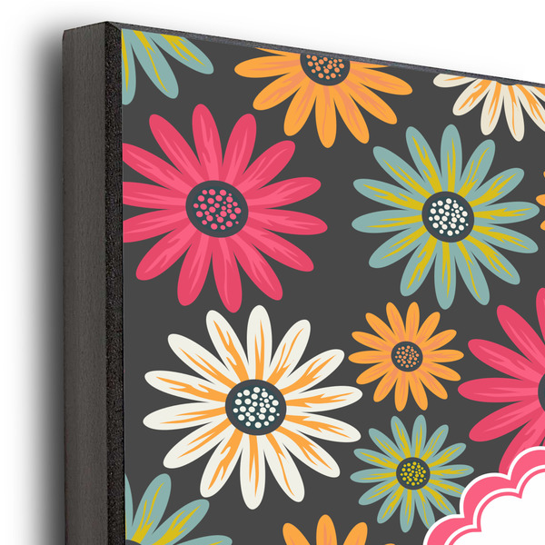 Daisies 11x14 Wood Print - Closeup