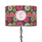 Daisies 12" Drum Lampshade - ON STAND (Fabric)
