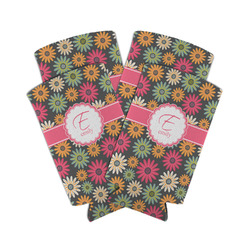 Daisies Can Cooler (tall 12 oz) - Set of 4 (Personalized)