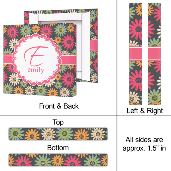 Daisies 12x12 - Canvas Print - Approval