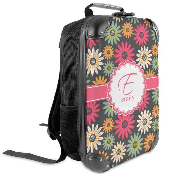 Custom Daisies Kids Hard Shell Backpack (Personalized)