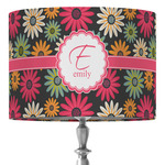 Daisies 16" Drum Lamp Shade - Fabric (Personalized)