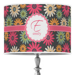 Daisies 16" Drum Lamp Shade - Poly-film (Personalized)
